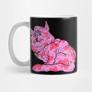 weird kitty cat that cursed your dreams. Mug